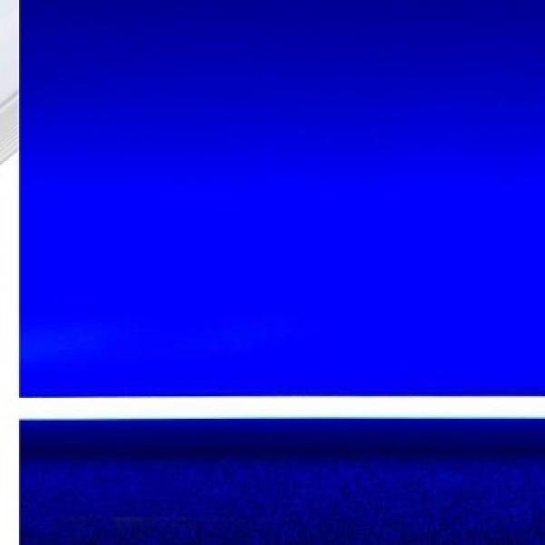 Armadura LED T5 18W 220V 1440Lm Cor Azul (1,20 mts)
