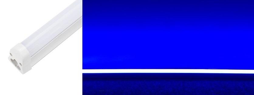 Armadura LED T5 18W 220V 1440Lm Cor Azul (1,20 mts)