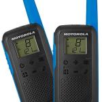 Intercomunicadores Walkie Talkie Motorola Talkabout T62 PMR446, 16 Canais, Azul e Preto, Recondicionado