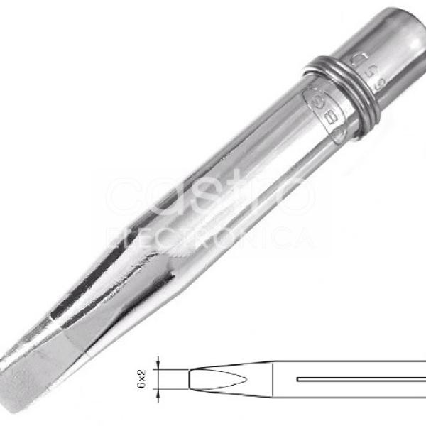 Ponteira 6x2mm p/ Ferro de Soldar 65S JBC