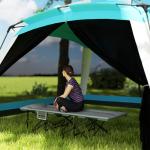 Cama Dobrável de Campismo Praia com Apoio de Cabeça e Bolso Lateral Suporta até 150 kg 187x67x37 cm Cinzento