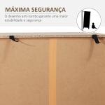 Cómoda com 5 Gavetas Estilo Retrô Móvel Auxiliar de Madeira para Sala de Estar Corredor 80x39,5x110 cm Madeira e Preto