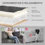 Sofá de 3 Lugares Sofá Sala de Estar 212x80x88 cm Estofado em Veludo Canelado com 2 Almofadas Desenho Moderno Cinzento