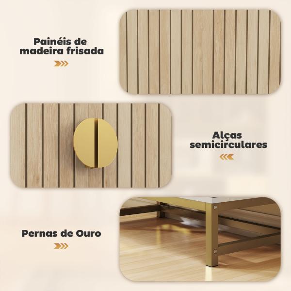 Armário de Cozinha com 2 Portas e 12 Compartimentos Design Moderno com 5 Prateleiras Ajustáveis Branco