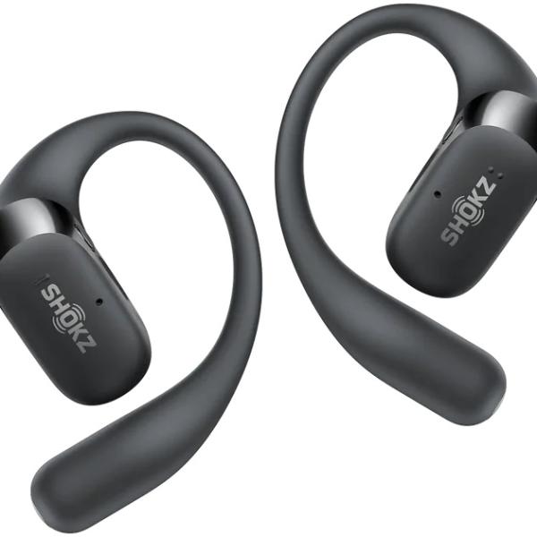 Auriculares Bluetooth OpenFit 2+ (Preto) - SHOKZ