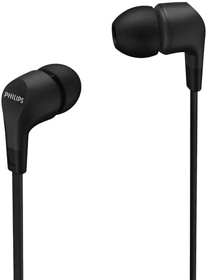 Auriculares TAE1105BK/00 In - Ear c/ Microfone (Preto) - PHILIPS