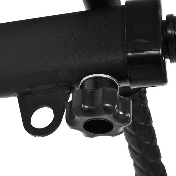 Barra de Elevações para Parede Treinamento Muscular Pull Up para Casa Carga Máxima 150kg 93,5x65x17 cm Preto