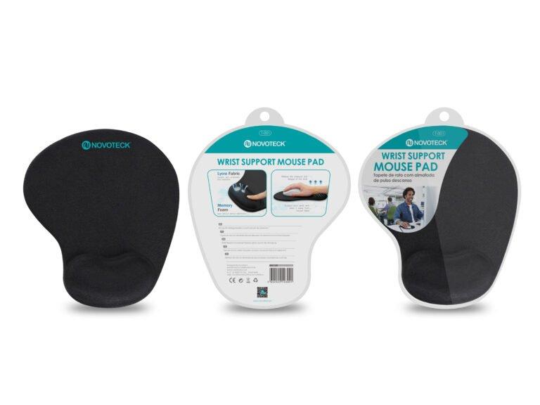 Tapete de Rato com Apoio de Pulso Ergonómico T-001