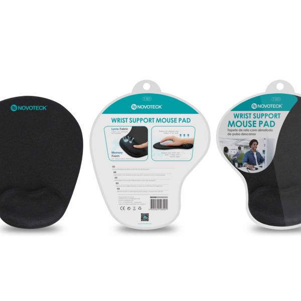 Tapete de Rato com Apoio de Pulso Ergonómico T - 001