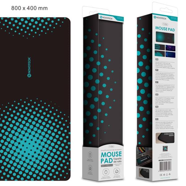 Tapete de Rato Gaming T-006,800x400mm, Base Antiderrapante, Padrão 3