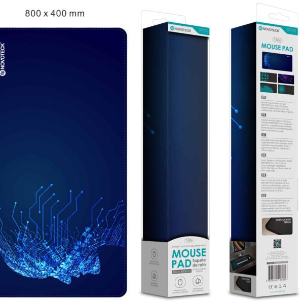 Tapete de Rato Gaming T - 006,800x400mm, Base Antiderrapante, Padrão 4