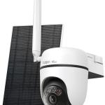 Câmara de Vigilância IP Tapo C615G KIT Domo Pan/Tilt 2K 4G LTE + Painel Solar (Branco) - TP - LINK