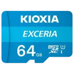 Cartão de Memória Exceria 64GB MicroSDXC UHS - I Classe 10 + Adaptador - KIOXIA