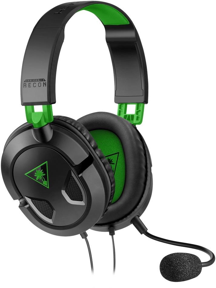 Auscultadores Headset Gaming Recon 50X (Preto/Verde) - TURTLE BEACH