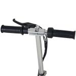 Trotinete Elétrico Dobrável para Crianças de 7 - 14 anos Suporta até 50kg com Altura Ajustável 75x36x82 - 93cm Preto