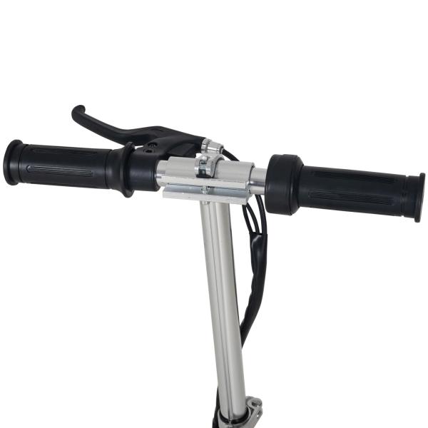 Trotinete Elétrico Dobrável para Crianças de 7 - 14 anos Suporta até 50kg com Altura Ajustável 75x36x82 - 93cm Preto