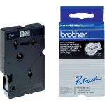 Fita Original TC - 101 Preto Sobre Transparente (7,7mts/1,2cm) - BROTHER