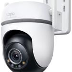 Câmara de Vigilância IP Tapo TC42 2K QHD Wi - Fi Panorâmica Pan/Tilt Exterior (Branco/Preto) - TP - LINK