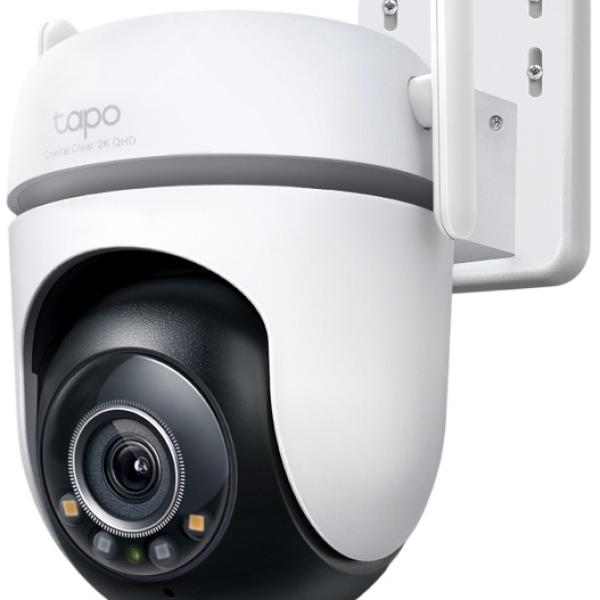 Câmara de Vigilância IP Tapo TC42 2K QHD Wi - Fi Panorâmica Pan/Tilt Exterior (Branco/Preto) - TP - LINK