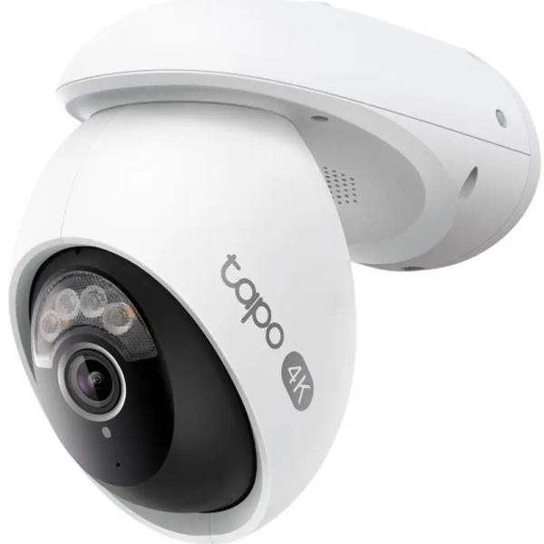 Câmara de Vigilância IP Tapo TC46 Wi - Fi 4K Outdoor IP66 Pan/Tilt (Branco) - TP - LINK