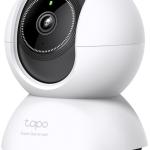 Câmara de Vigilância IP Tapo TC74 3K 5MP Wi - Fi Panorâmica Pan/Tilt (Branco/Preto) - TP - LINK