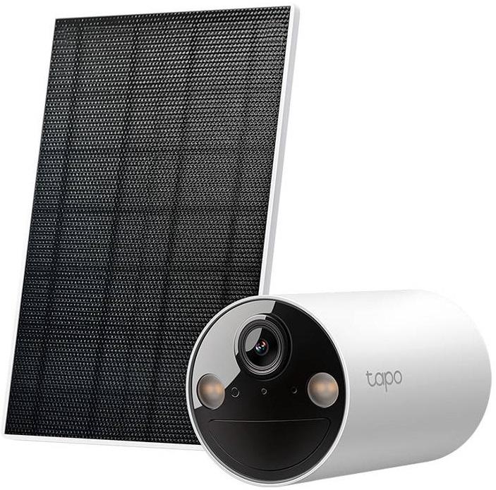 Câmara de Vigilância IP Tapo TC82 2K 3MP IP65 Wi - Fi c/ Bateria e Painel Solar Tapo A201 - TP - LINK