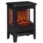 Lareira Elétrica 900W/1800W com Temperatura Ajustável e Proteção Sobreaquecimento para 20 - 25 ㎡ 39x26x54,8 cm Preto