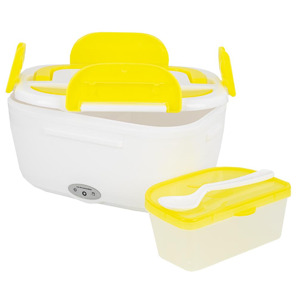 Lancheira Eléctrica para Veículos c/ Alimentação 12V (Branco/Amarelo)