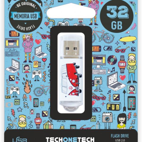 Pen Drive 32GB Tec4004 (Camper Van) - TECHONETECH