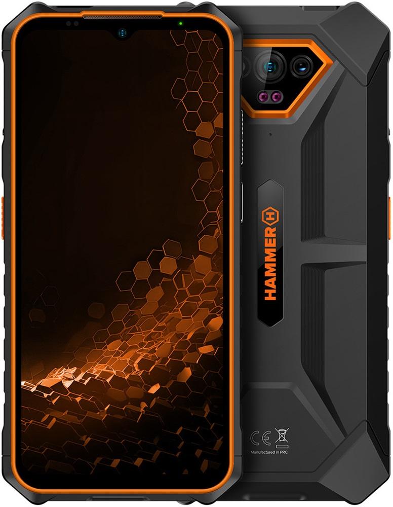 Smartphone Hammer Iron V 6.52 6GB + 6GB/64GB Dual SIM (Laranja)