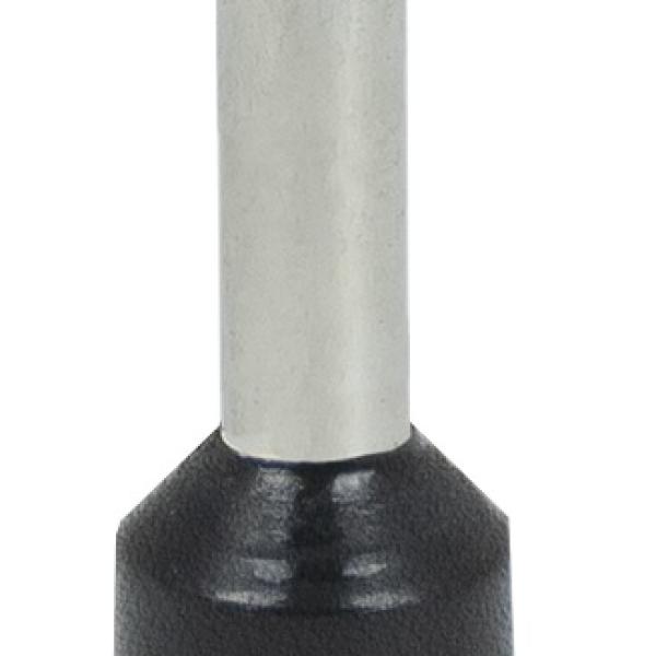 Ponteira Isolada p/ Fio 1,5mm/AWG16 - Preto
