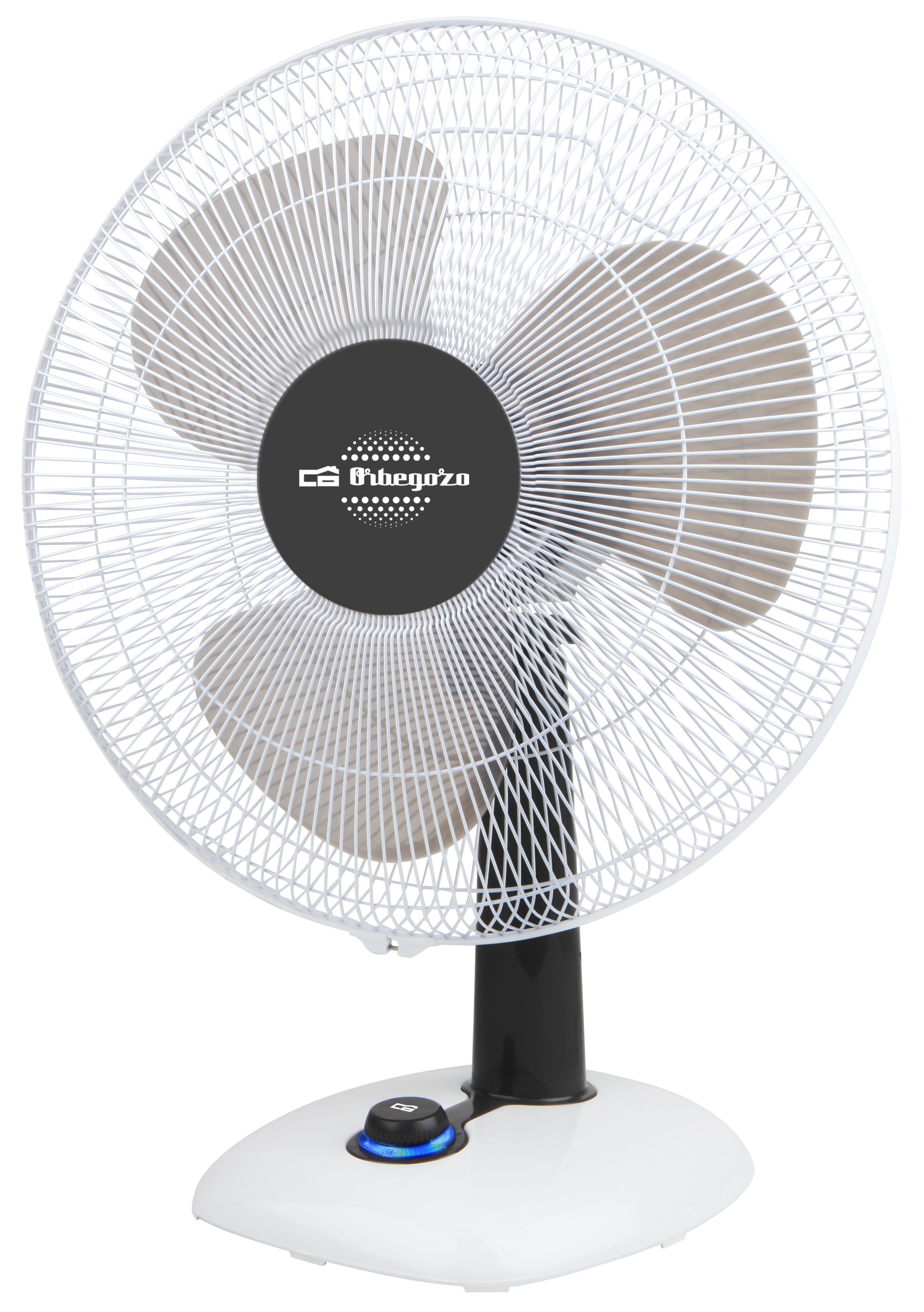 Ventoinha de Mesa 2 Velocidades 25W (Ø23cm) Branco - ORBEGOZO