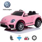 Carro Elétrico Volkswagen Beetle Dune (monolugar) Rosa