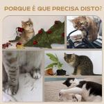 Prateleiras de Parede para Gatos 4 Peças com Rede Plataforma Semicircular Plataformas de Salto e Poste de Sisal Cinza