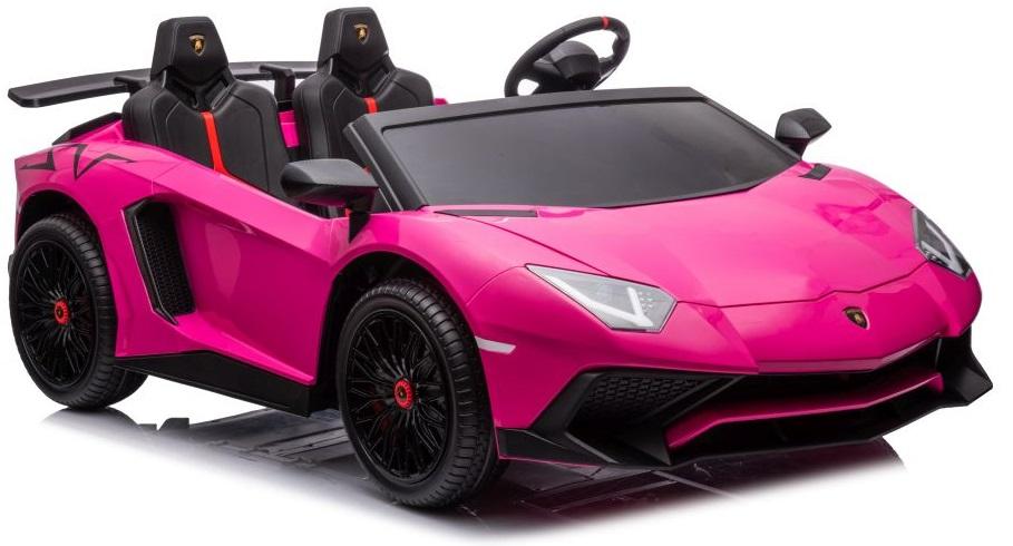 Carro Elétrico Lamborghini Aventador Roadster SV 24V (Rosa)