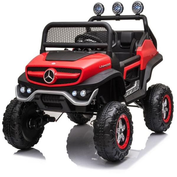 Carro Elétrico MERCEDES UNIMOG (Monolugar) Vermelho