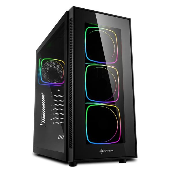 Caixa ATX TG6 RGB (Preto) - SHARKOON