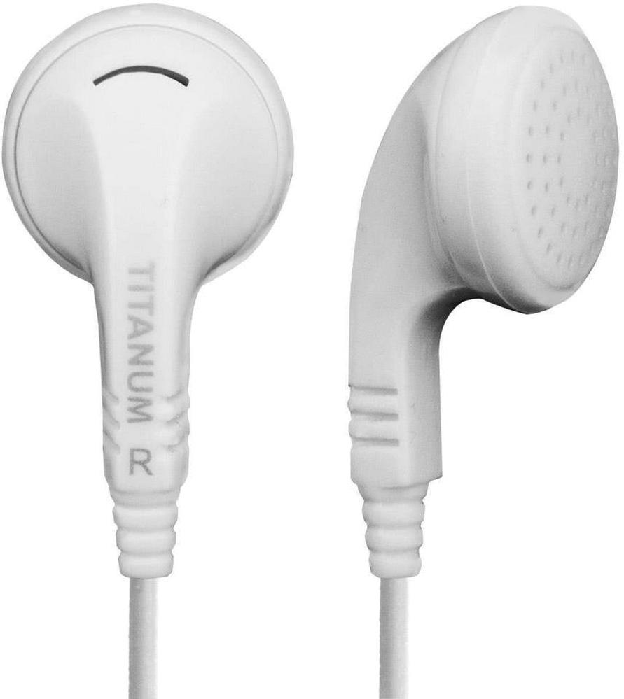 Auriculares Titanum c/ Fios Stereo (Branco) - ESPERANZA