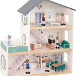 Casa Grande de Bonecas Madeira 31 pcs 3+ - WOODEN TOYS