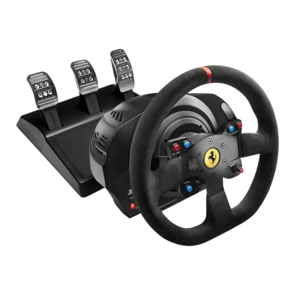 Volante T300 Ferrari Integral Alcantara Edition PS4/ PS3/ PC (Preto) - THRUSTMASTER