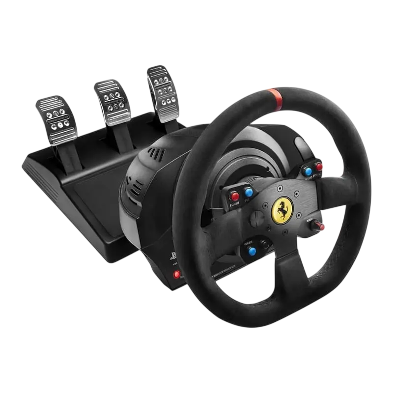 Volante T300 Ferrari Integral Alcantara Edition PS4/ PS3/ PC (Preto) - THRUSTMASTER