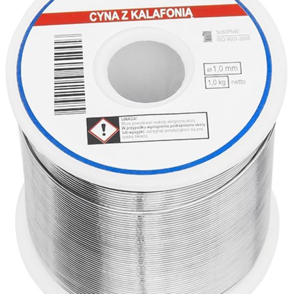 Rolo de Solda 60/40 1mm (1Kg)