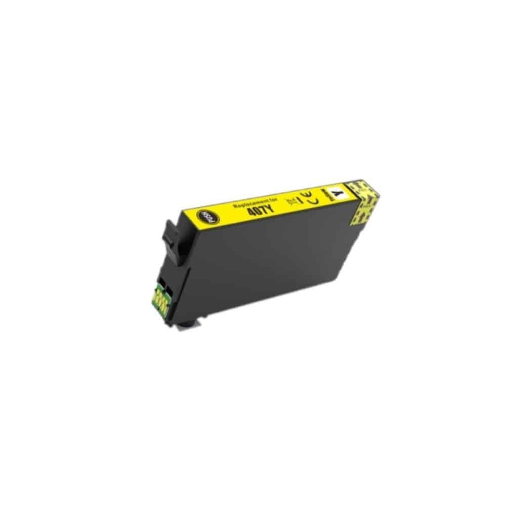 Tinteiro Compatível Epson 407 Amarelo — Recondicionado