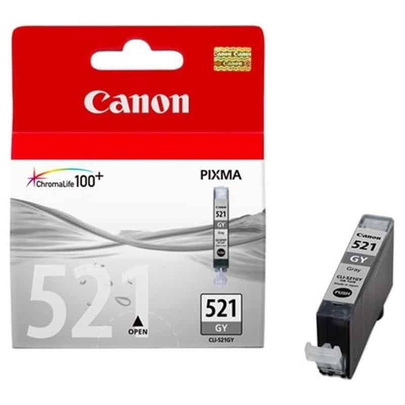 Tinteiro Original Canon CLI521 Cinza — Recondicionado