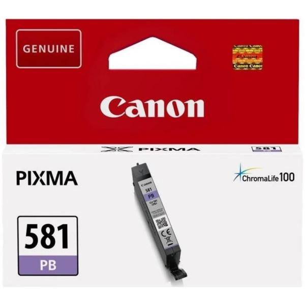 Tinteiro Original Canon CLI581 Blau Photo — Recondicionado