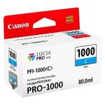 Tinteiro Original Canon PFI1000 Ciano — Recondicionado