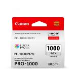Tinteiro Original Canon PFI1000 Cinza Photo — Recondicionado