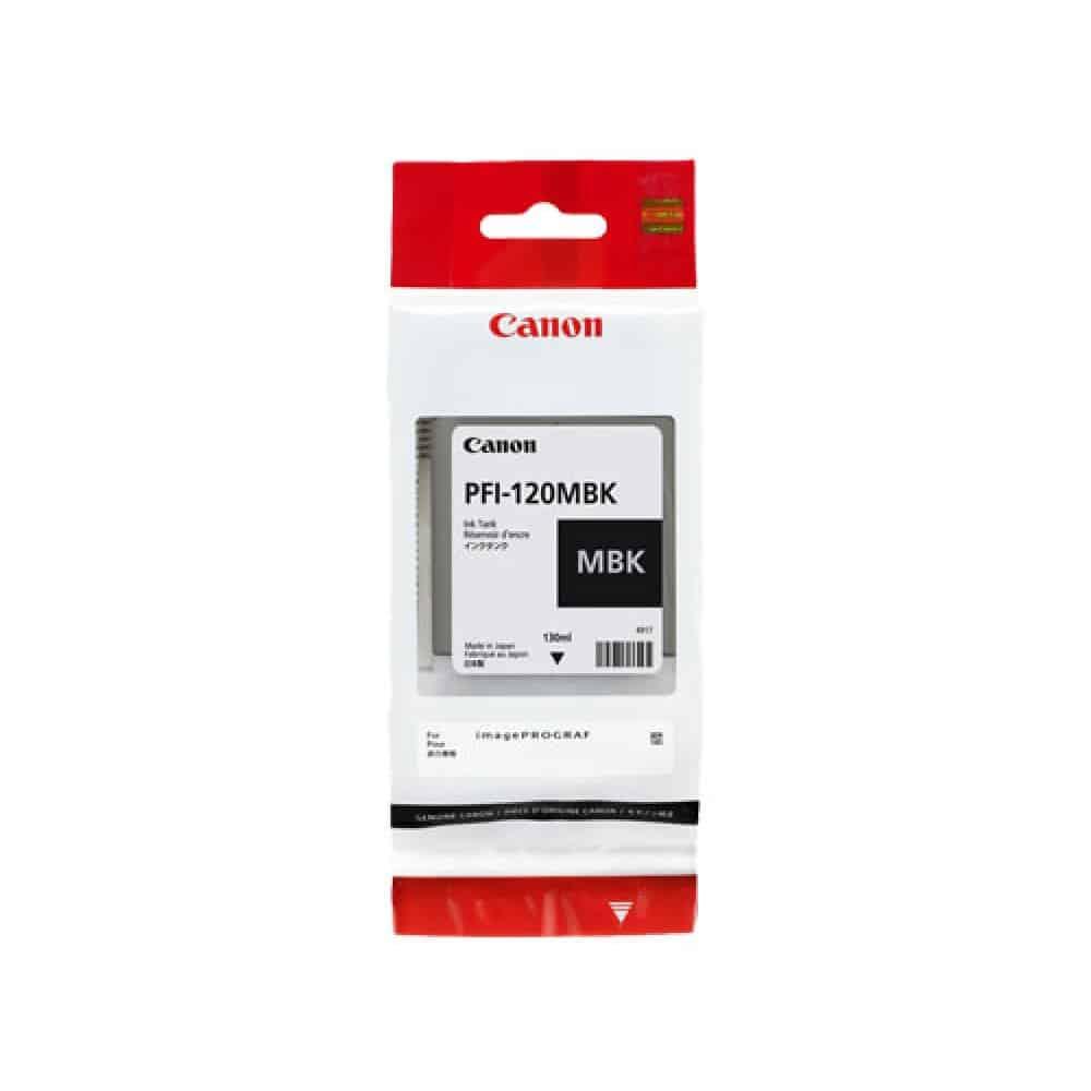 Tinteiro Original Canon PFI120 Preto Mate — Recondicionado