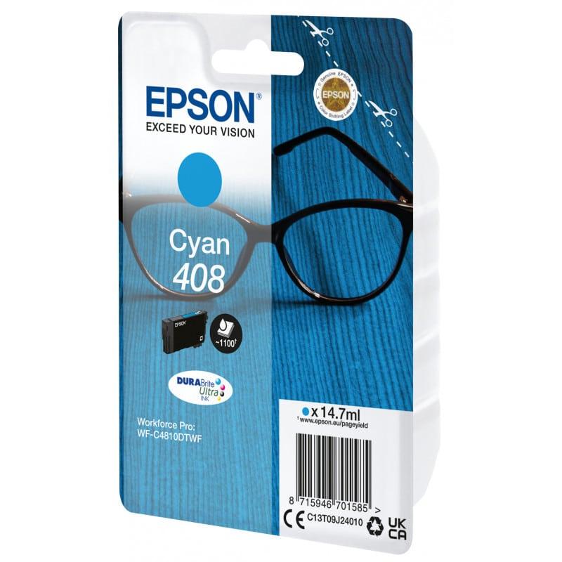 Tinteiro Original Epson nº408 Azul — Recondicionado