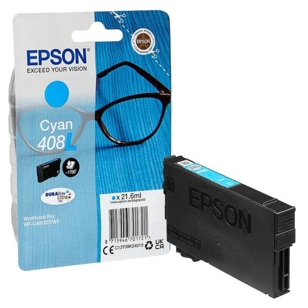Tinteiro Original Epson nº408L Azul — Recondicionado